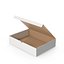 Colección de cajas de paquetes de contenedores blancos