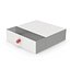Colección de cajas de paquetes de contenedores blancos