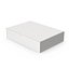 Colección de cajas de paquetes de contenedores blancos
