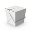 Colección de cajas de paquetes de contenedores blancos