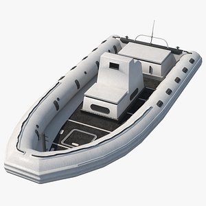 Simplified Inflatable Boat 3D