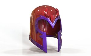 3D model helmet comics