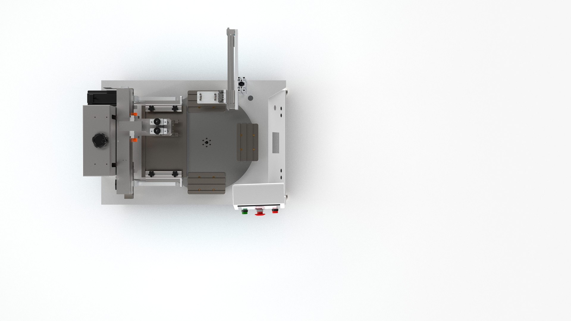 Free Automatic 4 Station Rotary Silk Screen Printing Machine 3D Model ...