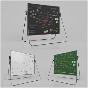 Professional U Stand Rectangular Writing Boards - Customizable Trio Set