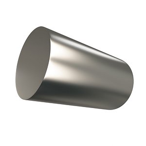 Silver Cylinder 3D model