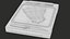 Roast Steak On The Board PBR 3D model