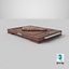 Roast Steak On The Board PBR 3D model