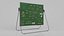 Professional U Stand Greenboard Trio - Customizable Writing Board Set