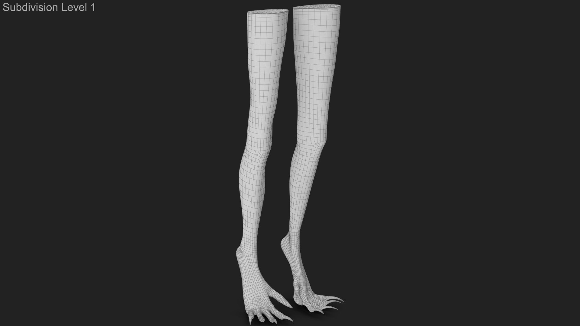 3D Model Monster Legs - TurboSquid 2076705