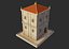 Ancient Tower Building 3D model