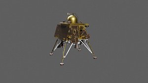 3D Chandrayaan 3D Model model