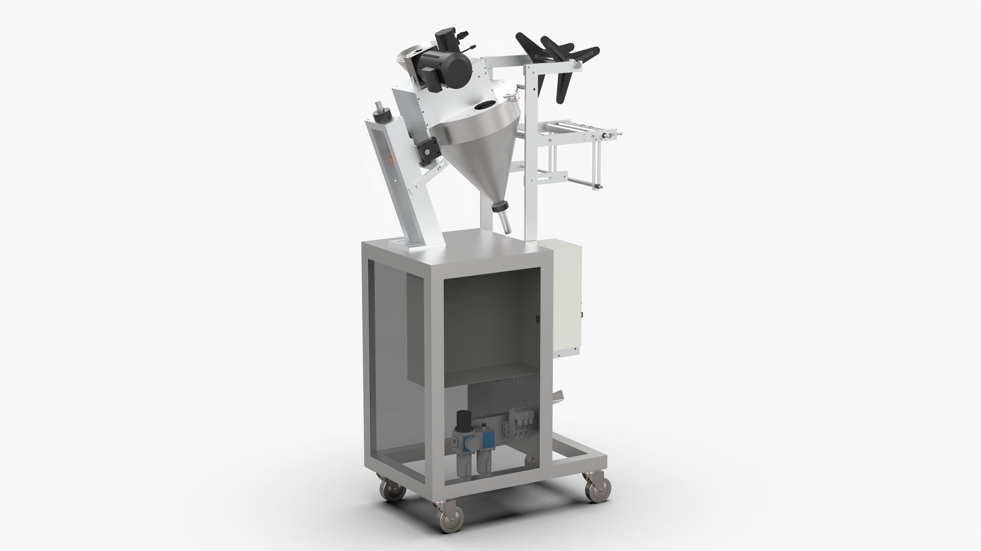3D Powder Filling Machine Model - TurboSquid 2005364