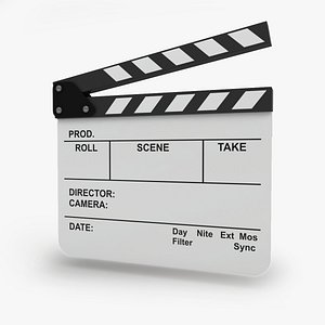 White Film Clapboard