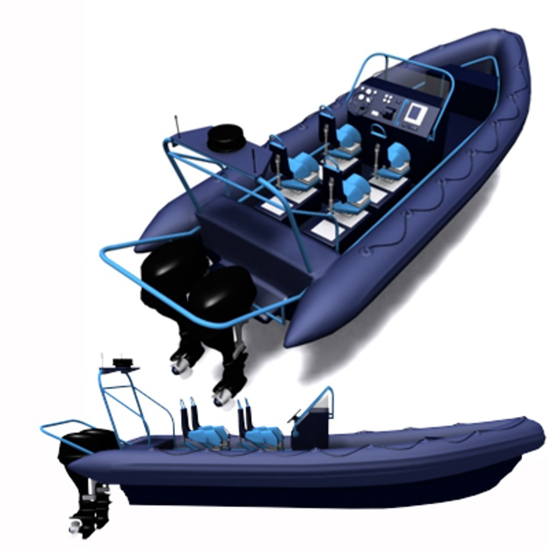 3d Zodiac Boat Military