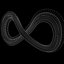 3D infinity loop mobius