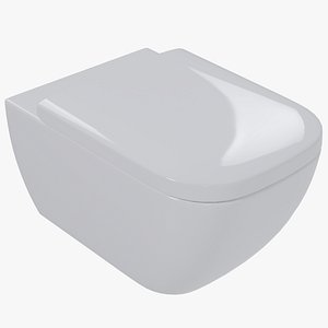 Duravit Wall-mounted Toilet 222109 3D