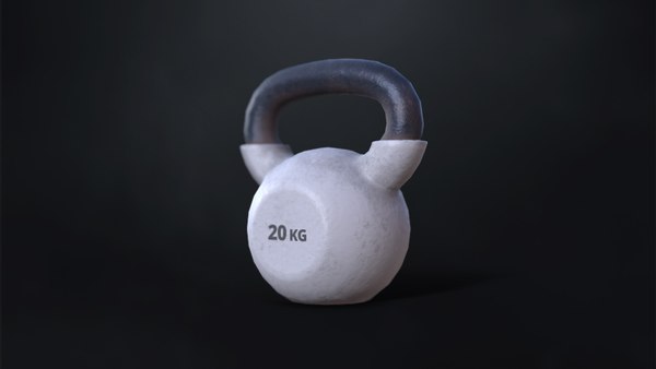 Kettlebell 20 kg 3D model