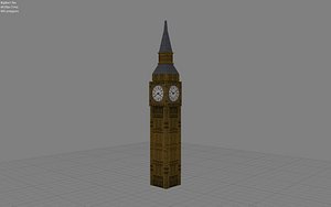 Low Polygon Big Ben