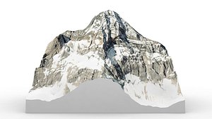 3D Mount Assiniboine model