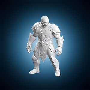 3D Sub-Zero Ice Ninja 3D Print Model Video Game Figurine model