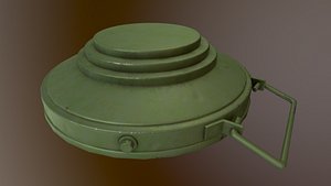 3D Soviet Anti Tank Land Mine