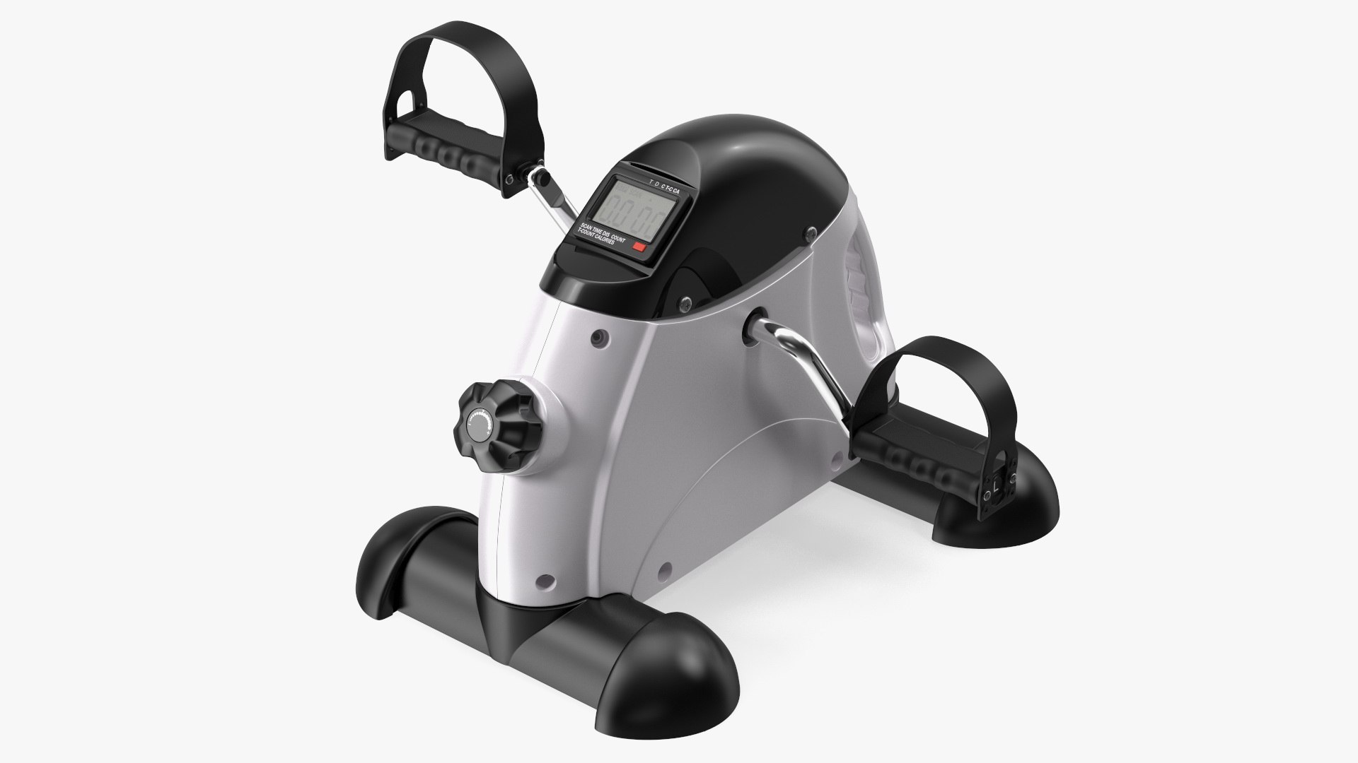 Mini Exercise Bike White 3D model preview