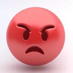 3d emoji rage