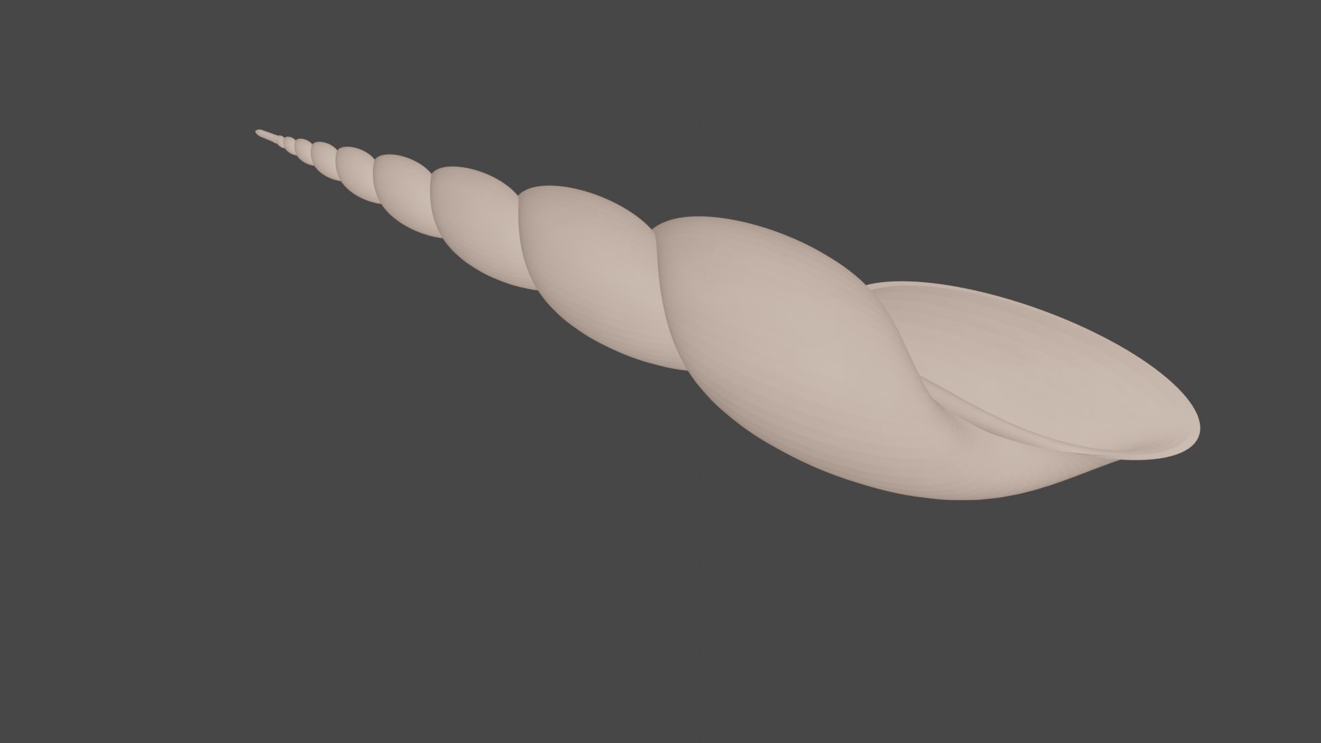 Cerithoid Shell 1 3D Model - TurboSquid 1726817