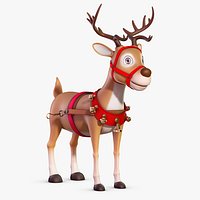 Cartoon Deer No Rig