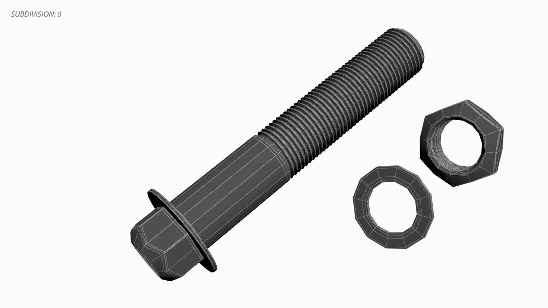 Hex Bolts Distributor 3D - TurboSquid 2262308
