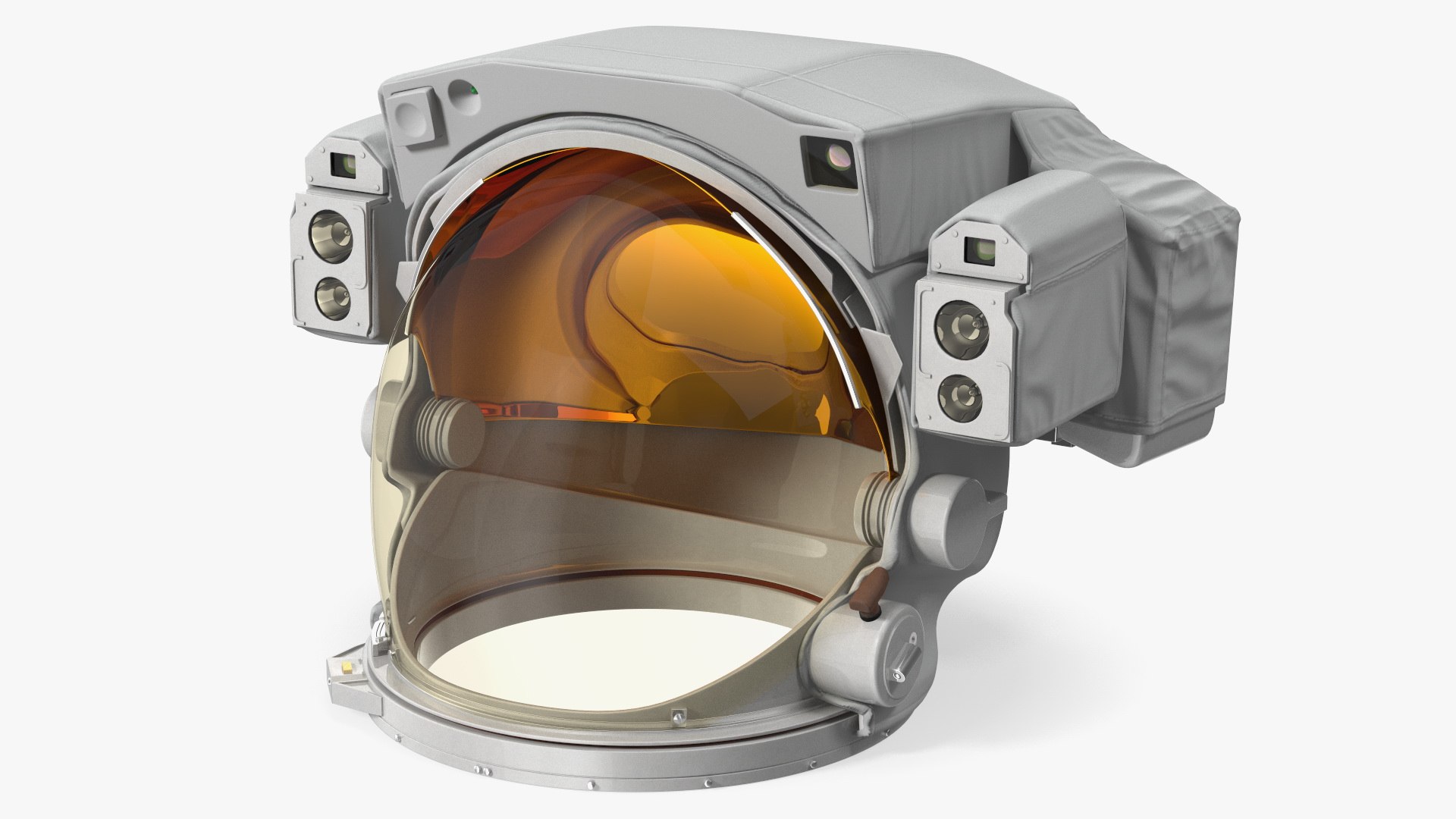 Astronaut Helmet with Visor 3D model preview