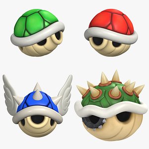 3D Mario Bros Koopa Shells Collection