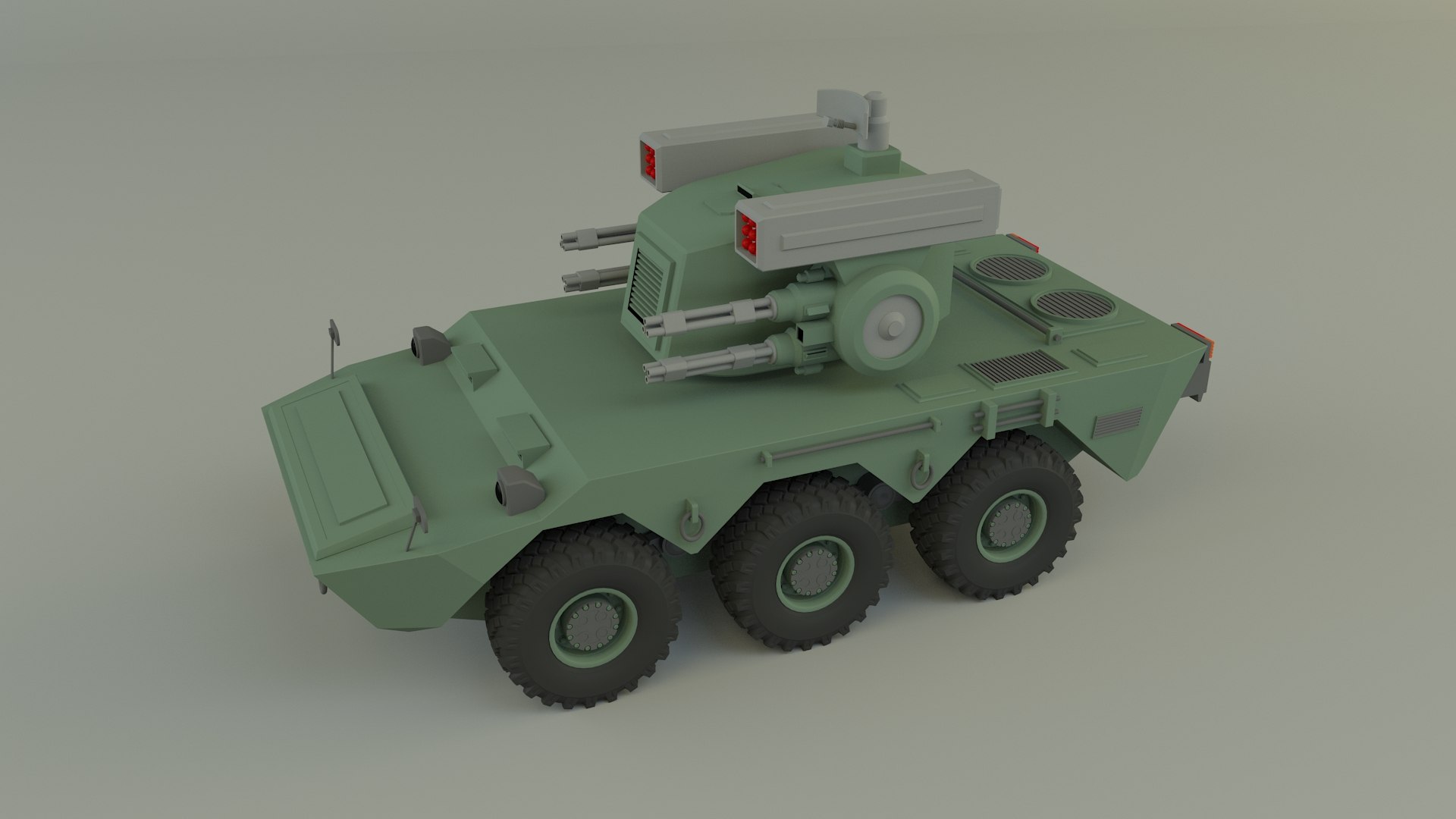 Anti Aircraft Surface To Air Missile SAM Model - TurboSquid 2329555