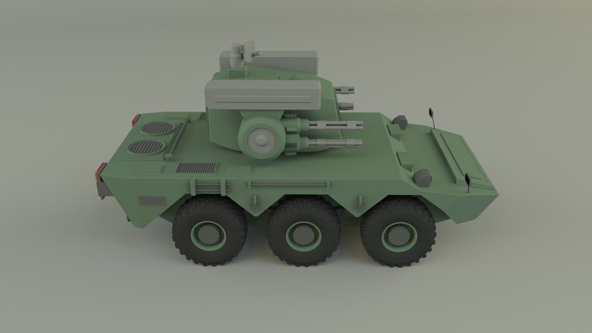 Anti Aircraft Surface To Air Missile SAM Model - TurboSquid 2329555