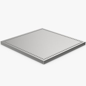 Riveted Metal Plate 3D