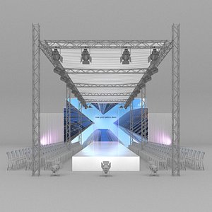 3D catwalk realistic