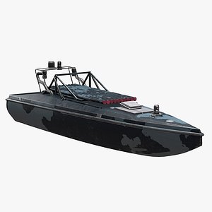 3D Sea baby Ukrainian multi-purpose unmanned surface vehicle