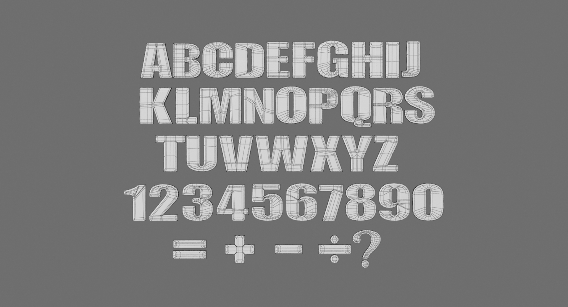 3D Metal Alphabet Letter - TurboSquid 1379922