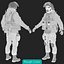 russian special force soldier 3D model
