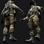 russian special force soldier 3D model