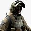 russian special force soldier 3D model