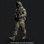 russian special force soldier 3D model