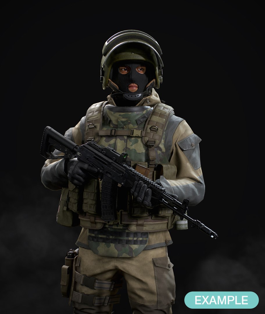 russian special force soldier 3D model https://p.turbosquid.com/ts-thumb/f7/C7AKeb/qtFotbRh/p19/jpg/1608355640/1920x1080/fit_q87/7de1be4ac7318b3a7a719f1183bfd87da69dcb10/p19.jpg