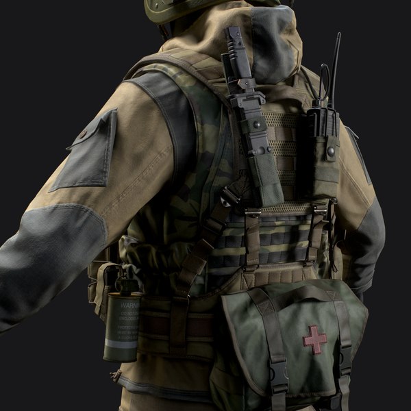 Russian special force soldier 3D model - TurboSquid 1596936