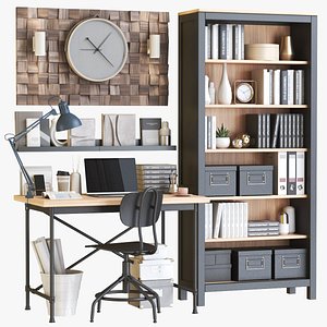 IKEA office workplace 129 3D