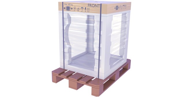 modelo 3d Washing Machine Packaging 1 - TurboSquid 2097069
