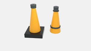 3D model cone buoy