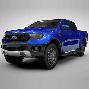 ranger 2019 blue l124 3D model