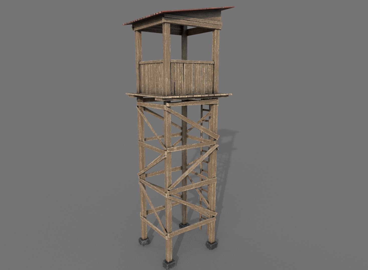 Wooden Guard Tower1 3D Model - TurboSquid 1746694