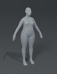 Female Body Fat Base Mesh
